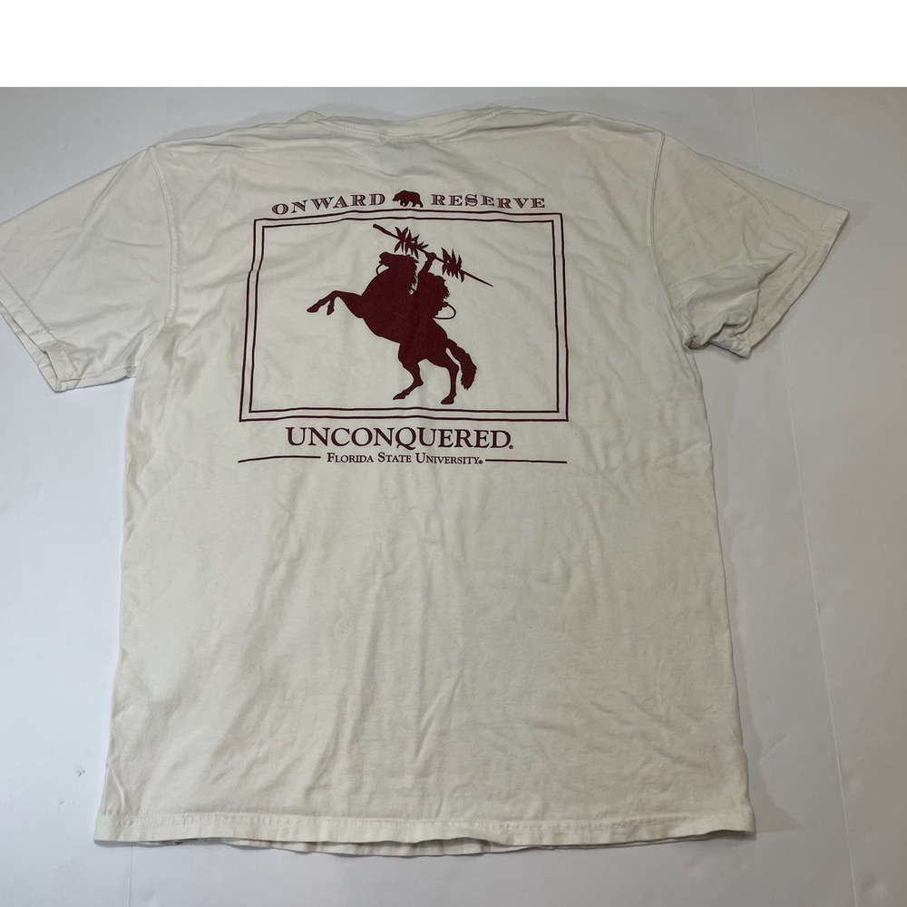 Onward Reserve FSU Seminoles Unconquered T-Shirt Mens L White